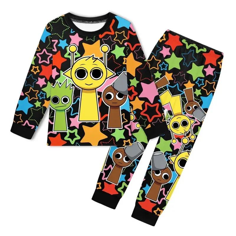 Baby Clothing Unisex - ♥ ชุดนอนเด็ก AA Anime Cosplay Sprunki