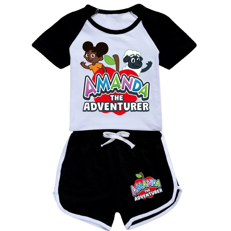 Baby Clothing Unisex - ชุดเสื้อผ้าเด็กผู้หญิง AIAI 2025 แฟชั่นสาว AMANDAing ชุดฤดูร้อน