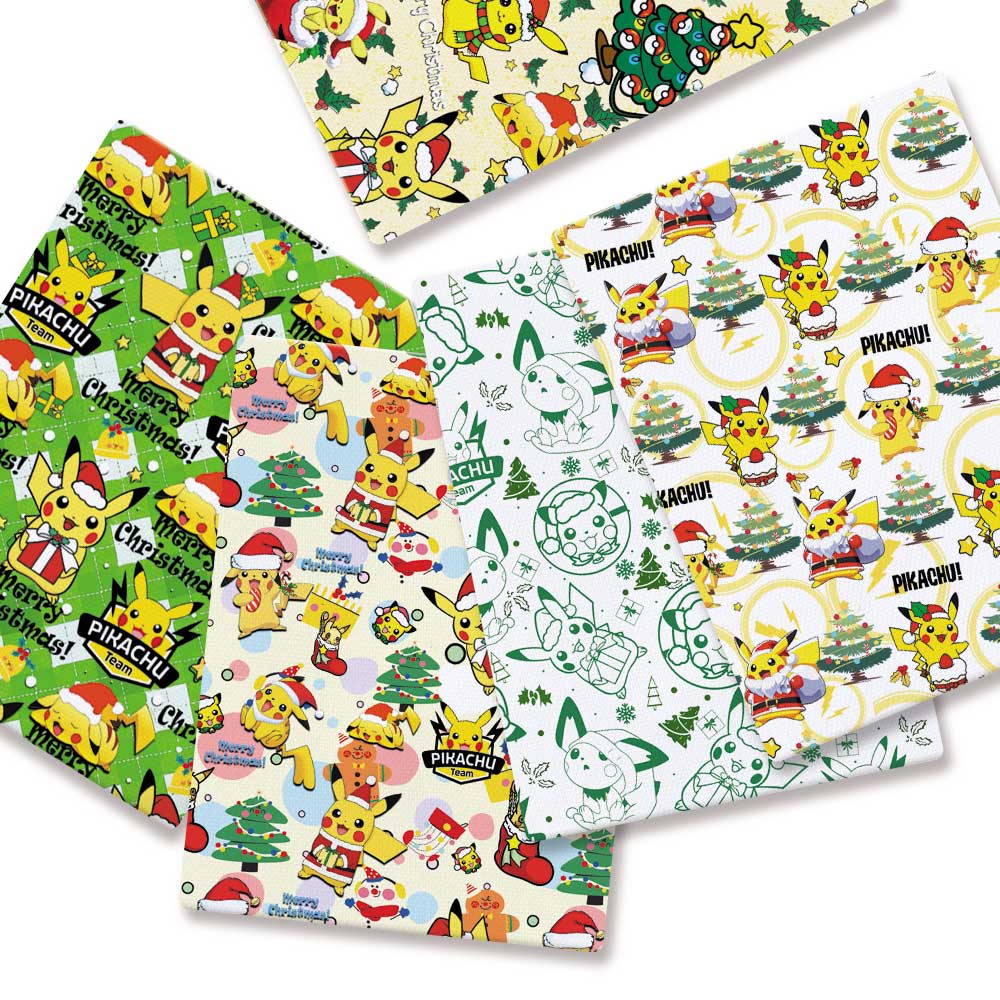 Baby Clothing Sewing - ชุดเดรสลายการ์ตูนโปเกมอนสำหรับเด็ก Fabric140 * 50ซม. งานเย็บปะต่อผ้าสำหรับผ้าพิมพ์บ้านงานเย็บผ้าสำหรับเด็ก