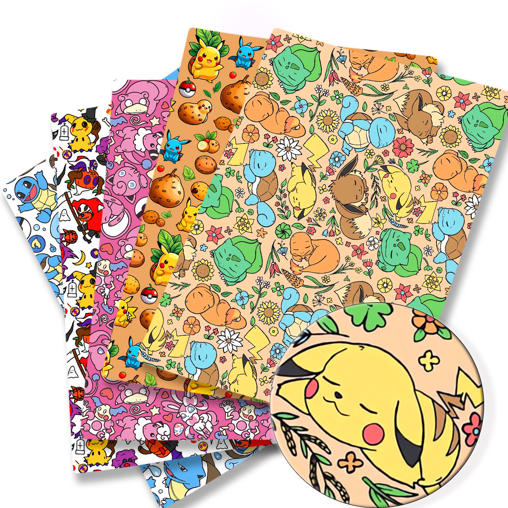 Baby Clothing Sewing - Pokemon การ์ตูน Fabric140*50 ซม.Handmade เย็บ Patchwork