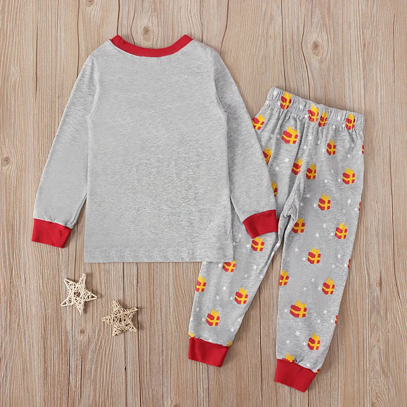 สีเทาซานตาคลอสพิมพ์ชุดนอนเด็กเ - Baby Clothing Unisex บทวิจารณ์และราคา