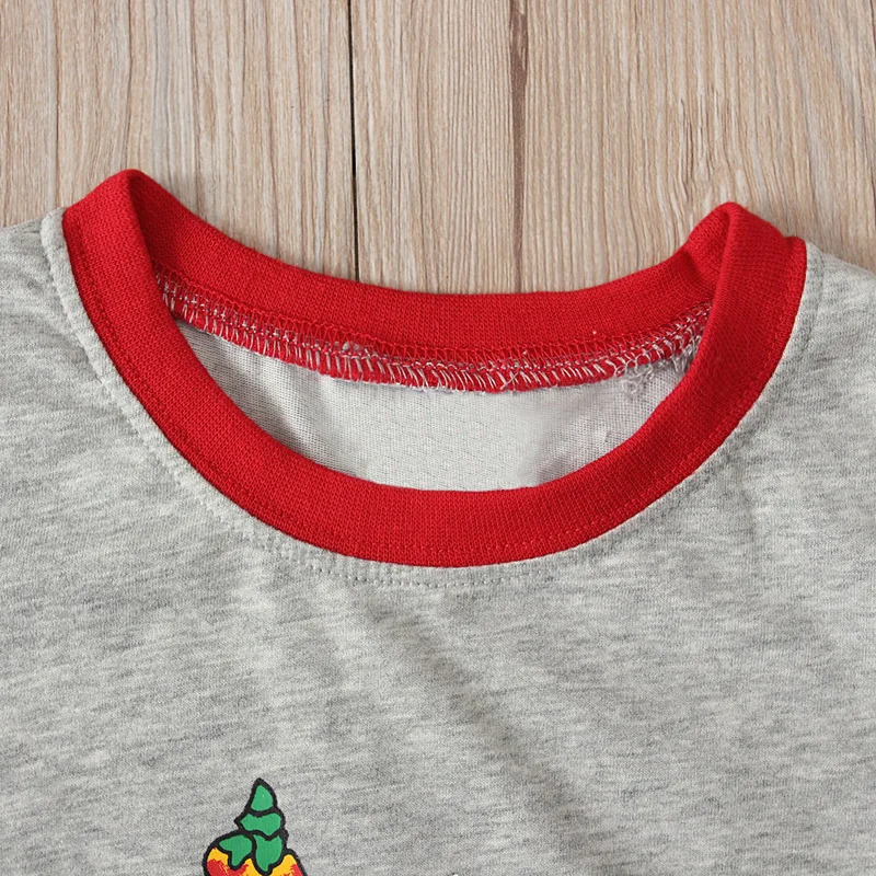 สีเทาซานตาคลอสพิมพ์ชุดนอนเด็กเ - Baby Clothing Unisex บทวิจารณ์และราคา