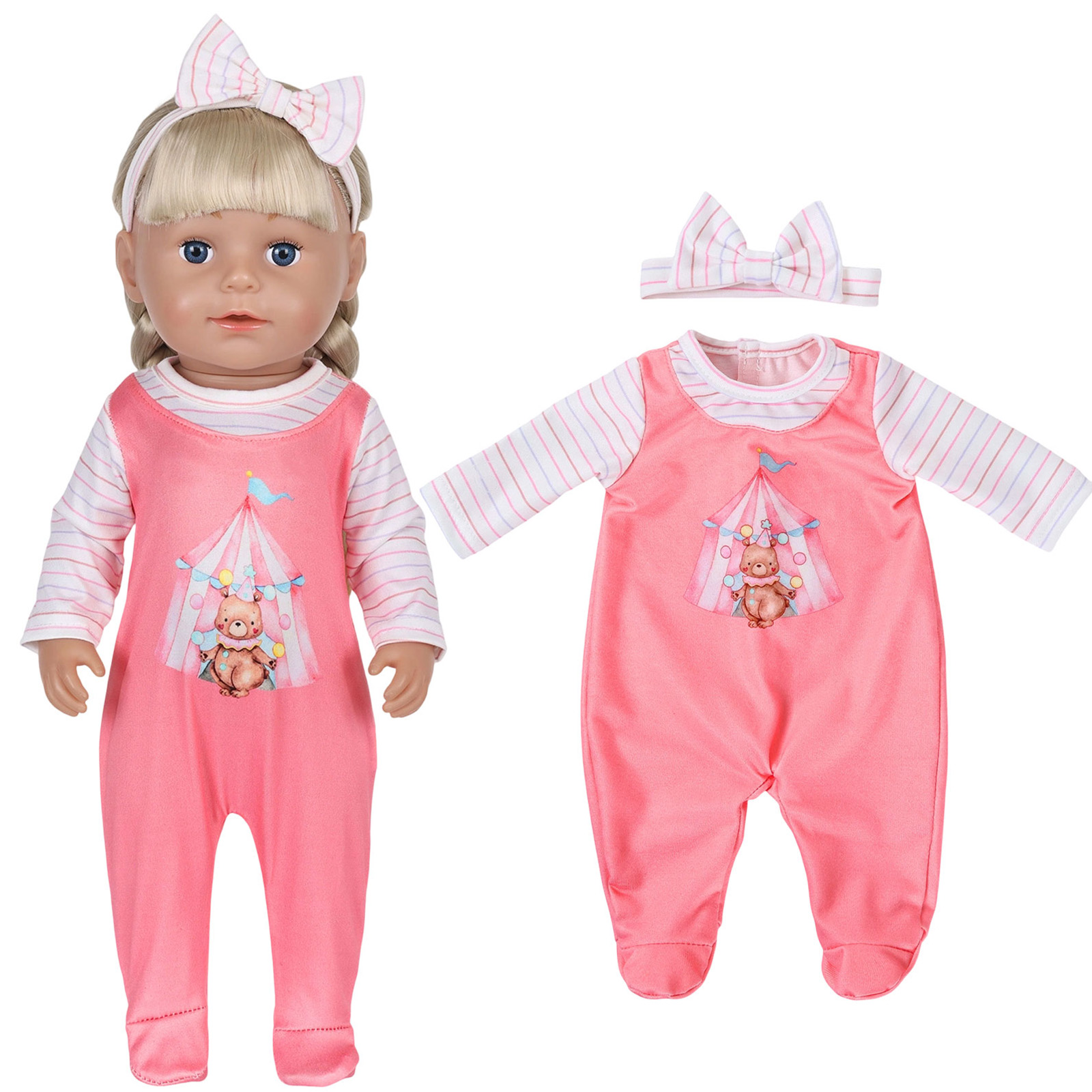 เสื้อผ้าตุ๊กตาสำหรับ 16-18 นิ้ - Baby Clothing Unisex บทวิจารณ์และราคา