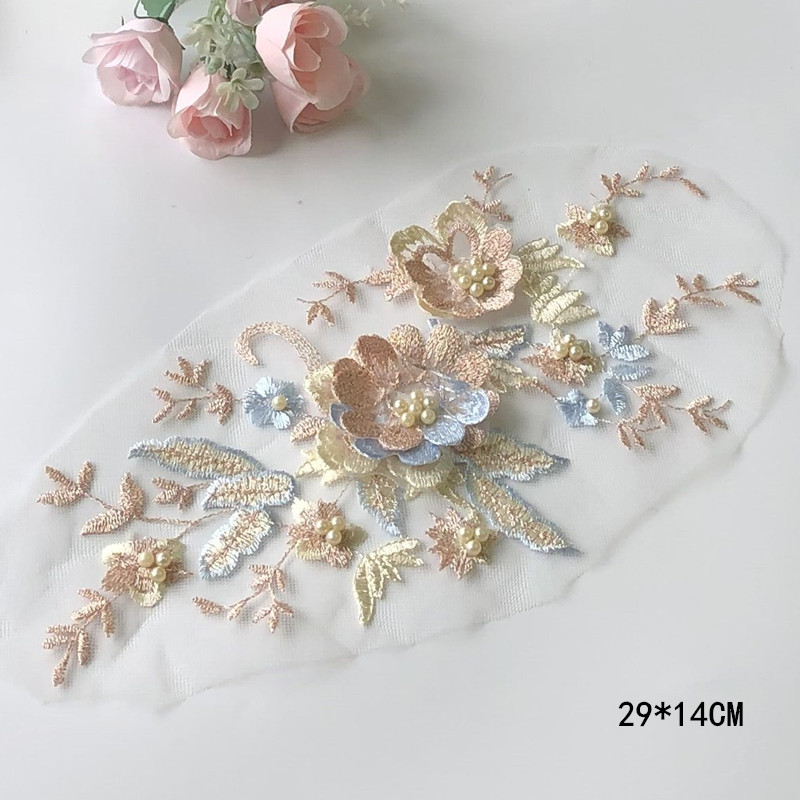 1 ชิ้นลูกไม้ Patch ตาข่ายสุทธิ - Baby Clothing Sewing บทวิจารณ์และราคา