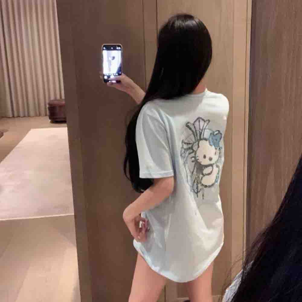 เวอร์ชั่นเกาหลี เสื้อยืดผู้หญิ - Baby Clothing Size บทวิจารณ์และราคา