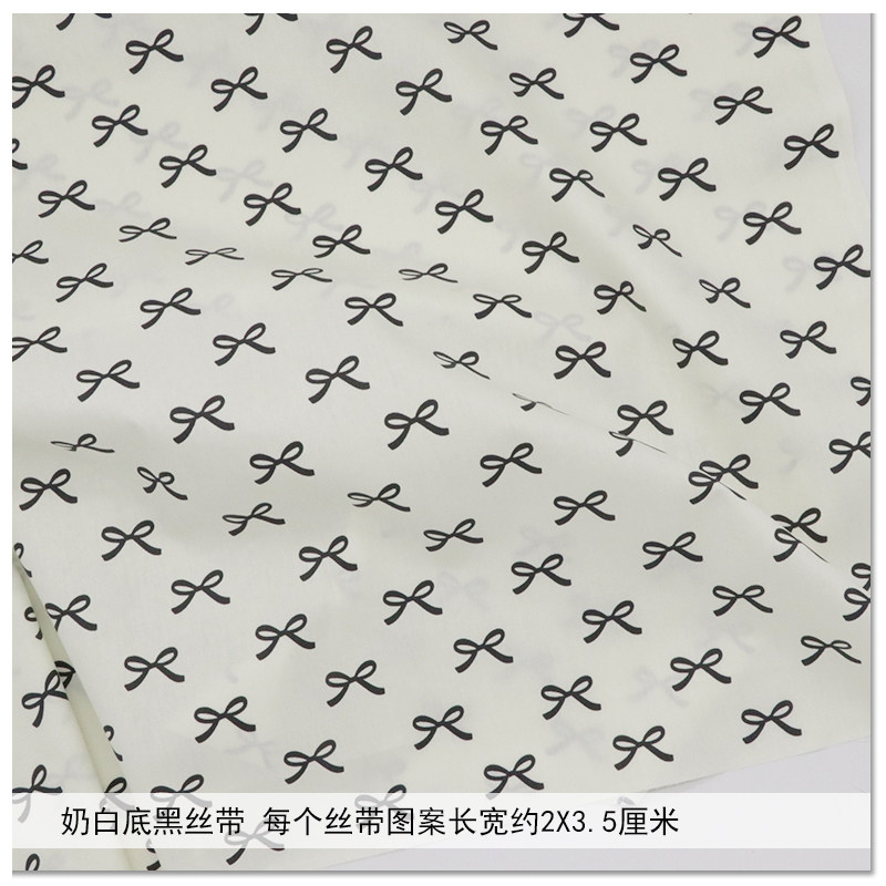 160x50 ซม.ผ้าฝ้ายทวิลพิมพ์โบว์ - Baby Clothing Sewing บทวิจารณ์และราคา