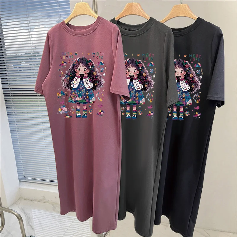 ฤดูร้อนหลวมแนวโน้มการ์ตูนสาวน่ - Baby Clothing Size บทวิจารณ์และราคา