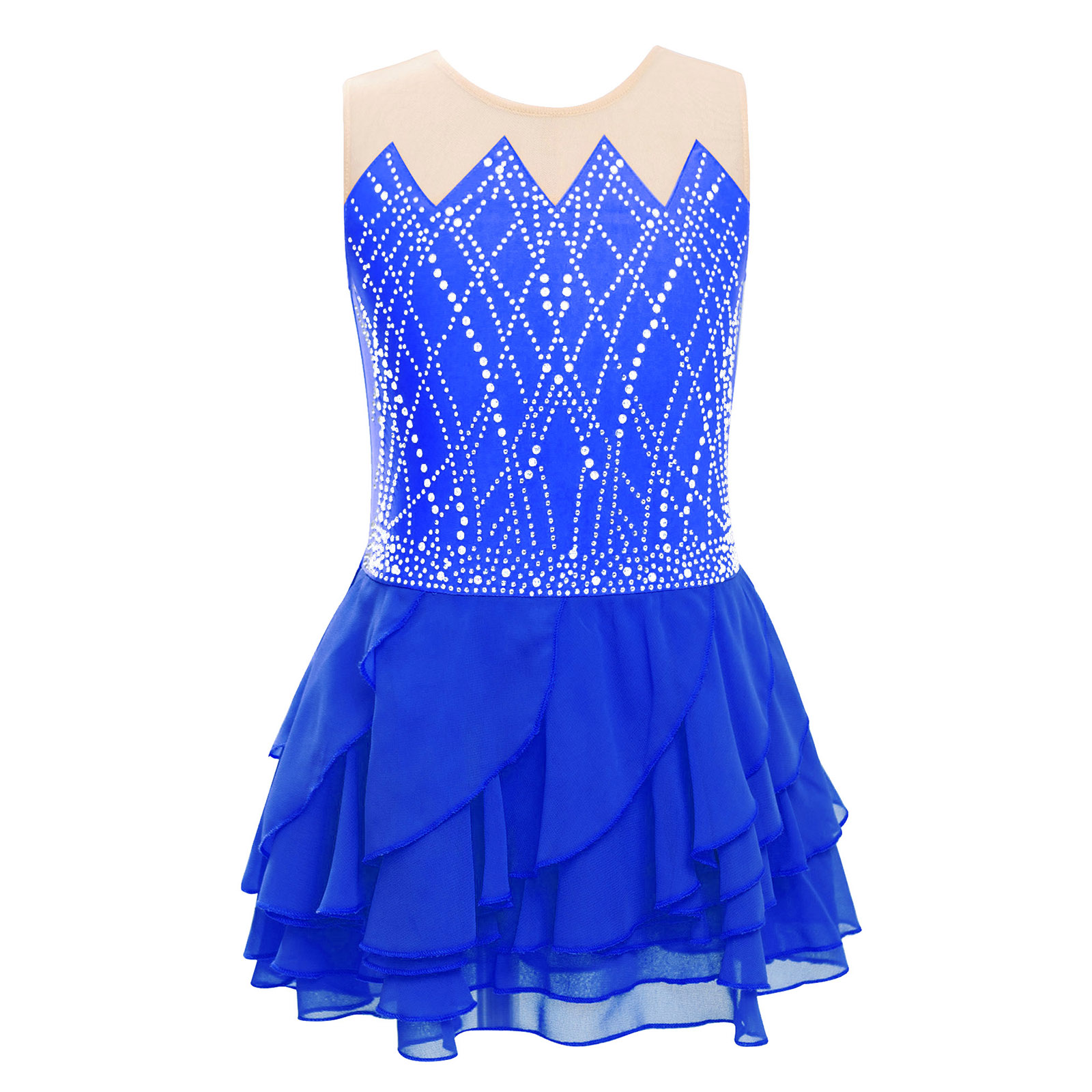 สาวตาข่ายสเก็ตลีลาชุดเต้นรํา L - Baby Clothing Size บทวิจารณ์และราคา