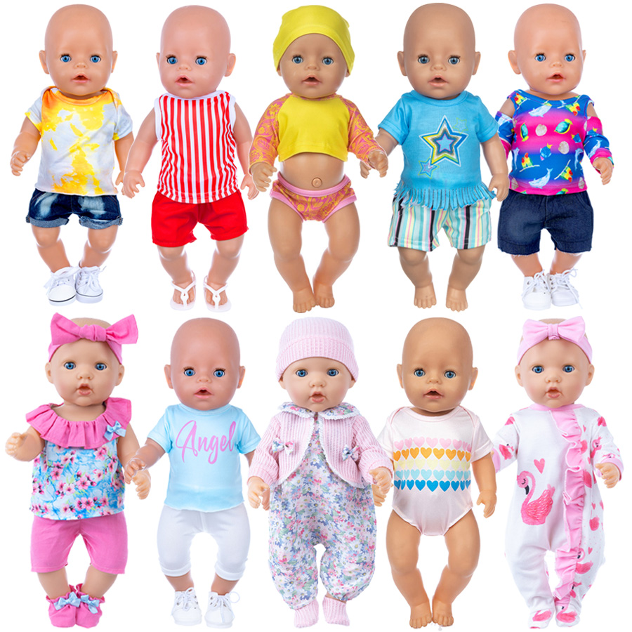เสื้อผ้าตุ๊กตาสำหรับตุ๊กตารีบอ - Baby Clothing Unisex บทวิจารณ์และราคา