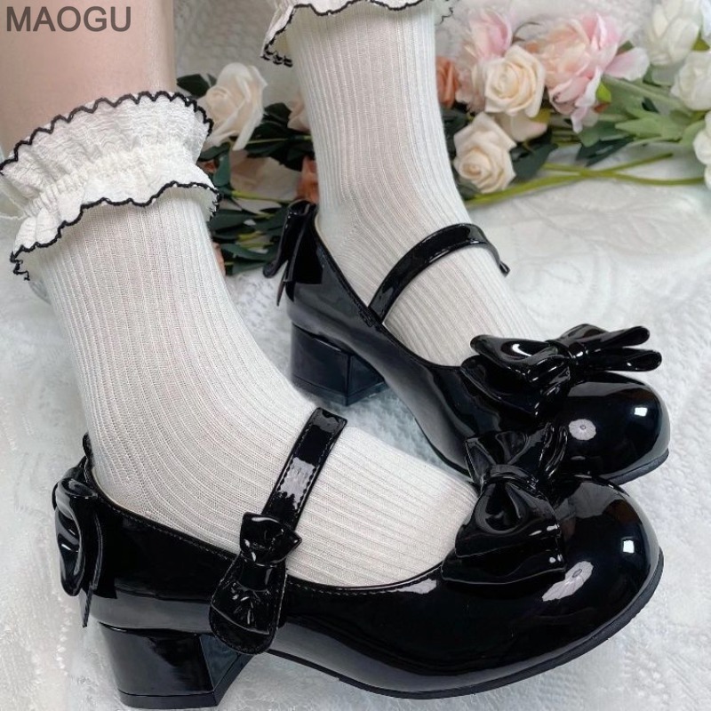 รองเท้าส้นตึกทรงแมรี่เจนหัวมนน - Baby Clothing Size บทวิจารณ์และราคา
