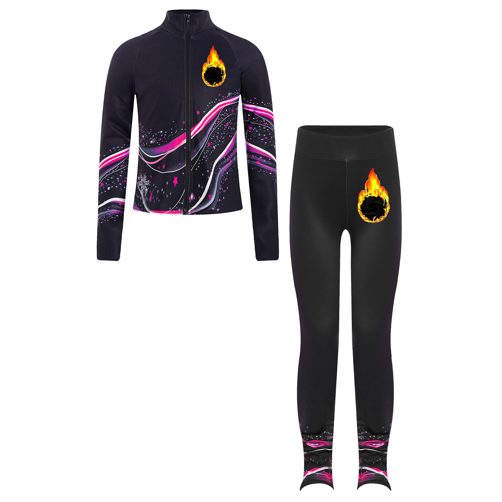 เด็กผู้หญิงขนแกะสเก็ตเสื้อแจ็ค - Toddler Legging Set บทวิจารณ์และราคา
