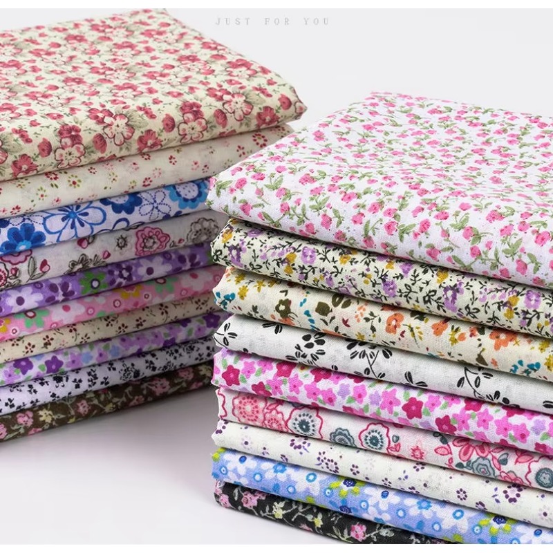ผ้าฝ้ายลายดอกไม้เล็กๆ สไตล์คัน - Baby Clothing Country บทวิจารณ์และราคา